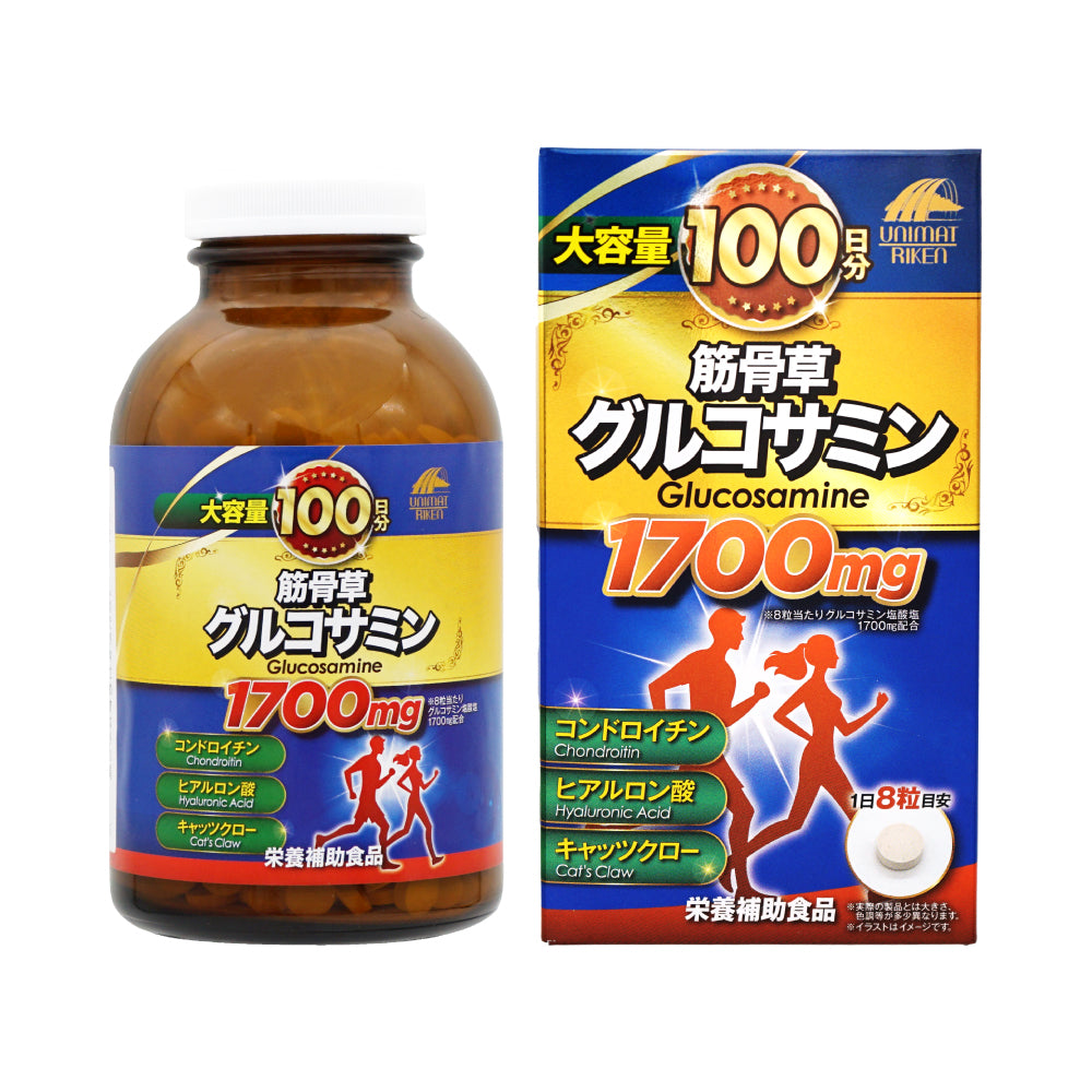 大容量100日分 筋骨草グルコサミン1700mg – UNIMAT RIKEN CORP